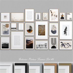 Interior Picture Frames Set-46